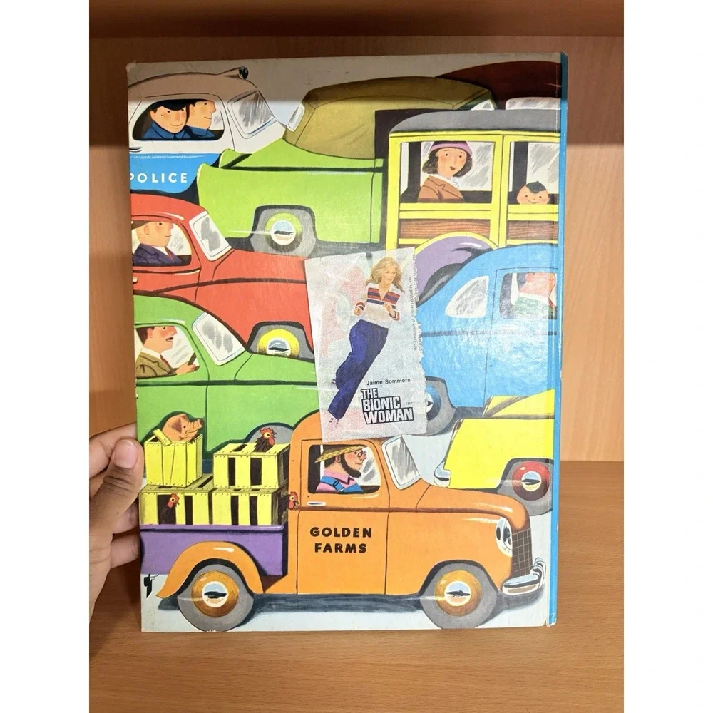 GREAT BIG CAR & TRUCK BOOK ~ Vintage 1970's Children's BIG‎ Golden Book